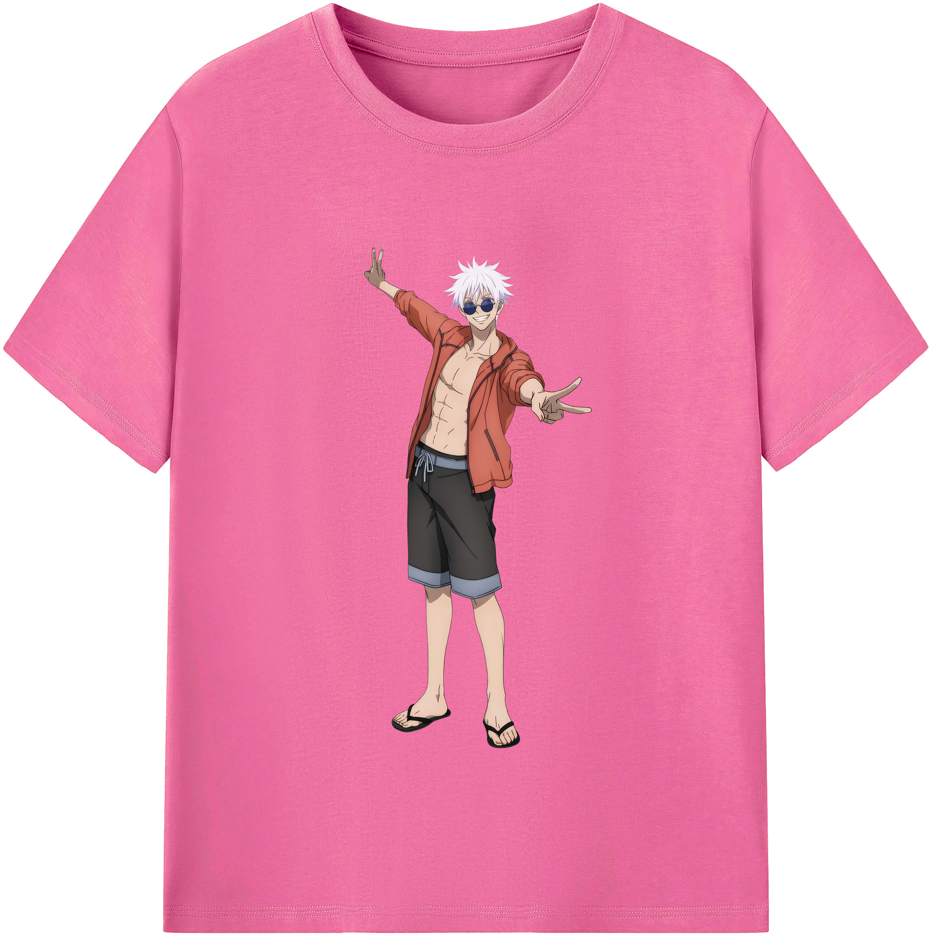 （画像用） 呪術廻戦 Jujutsu Kaisen レディースカジュアルプリントTシャツ（綿100％）